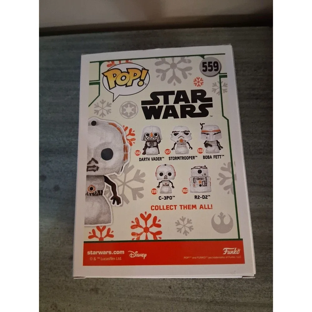 NIB Funko POP! Star Wars C-3PO snowman Vinyl Figure #559